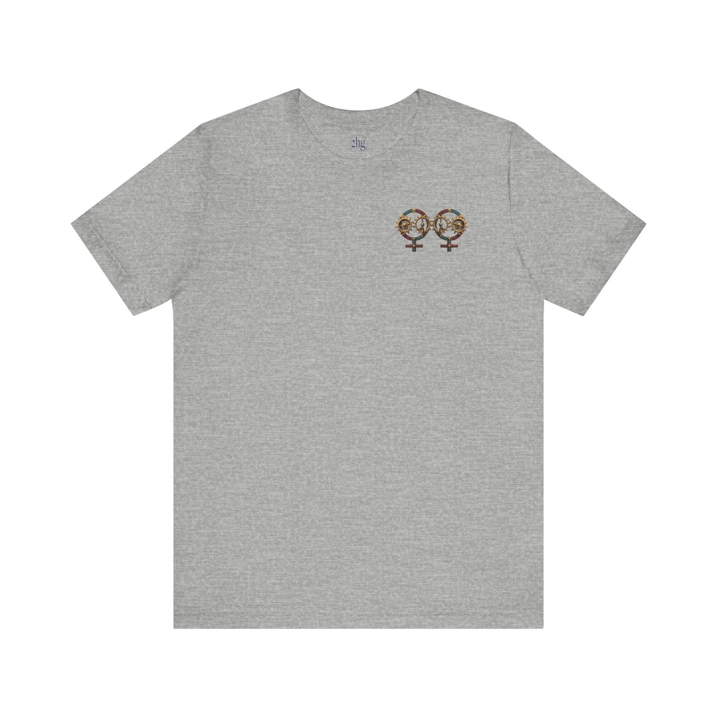 Printify T-Shirt Athletic Heather / S Steampunk #3 Female Symbols