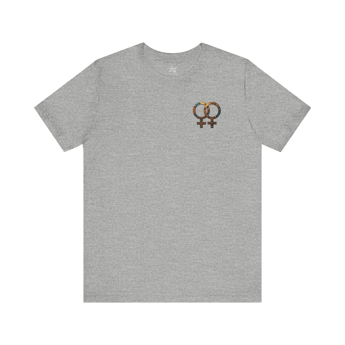 Printify T-Shirt Athletic Heather / S Steampunk Female Symbols