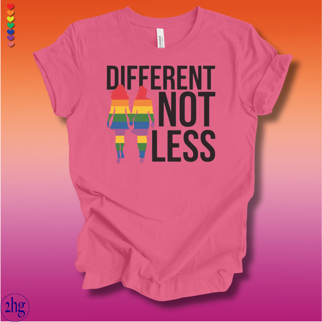 Printify T-Shirt Charity Pink / S Different not Less