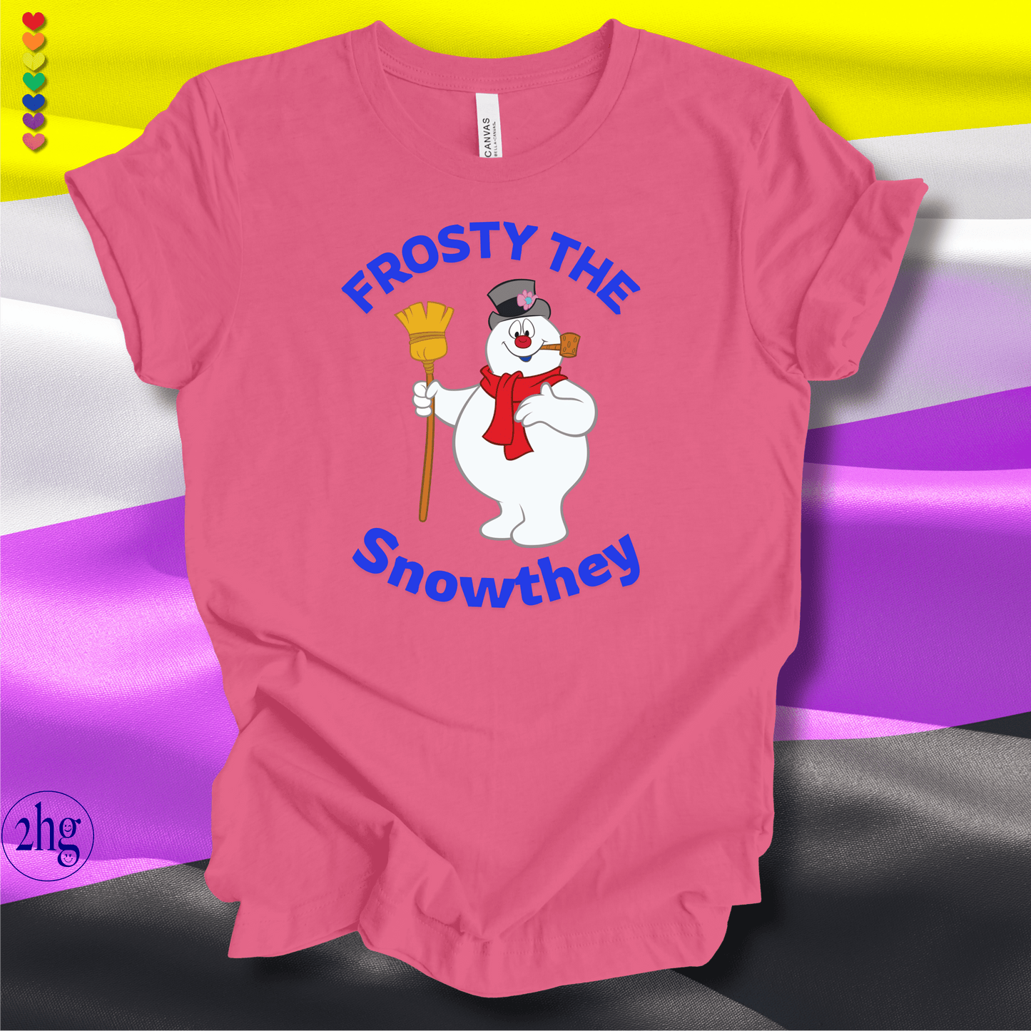 Printify T-Shirt Charity Pink / S Frosty the Snowthey