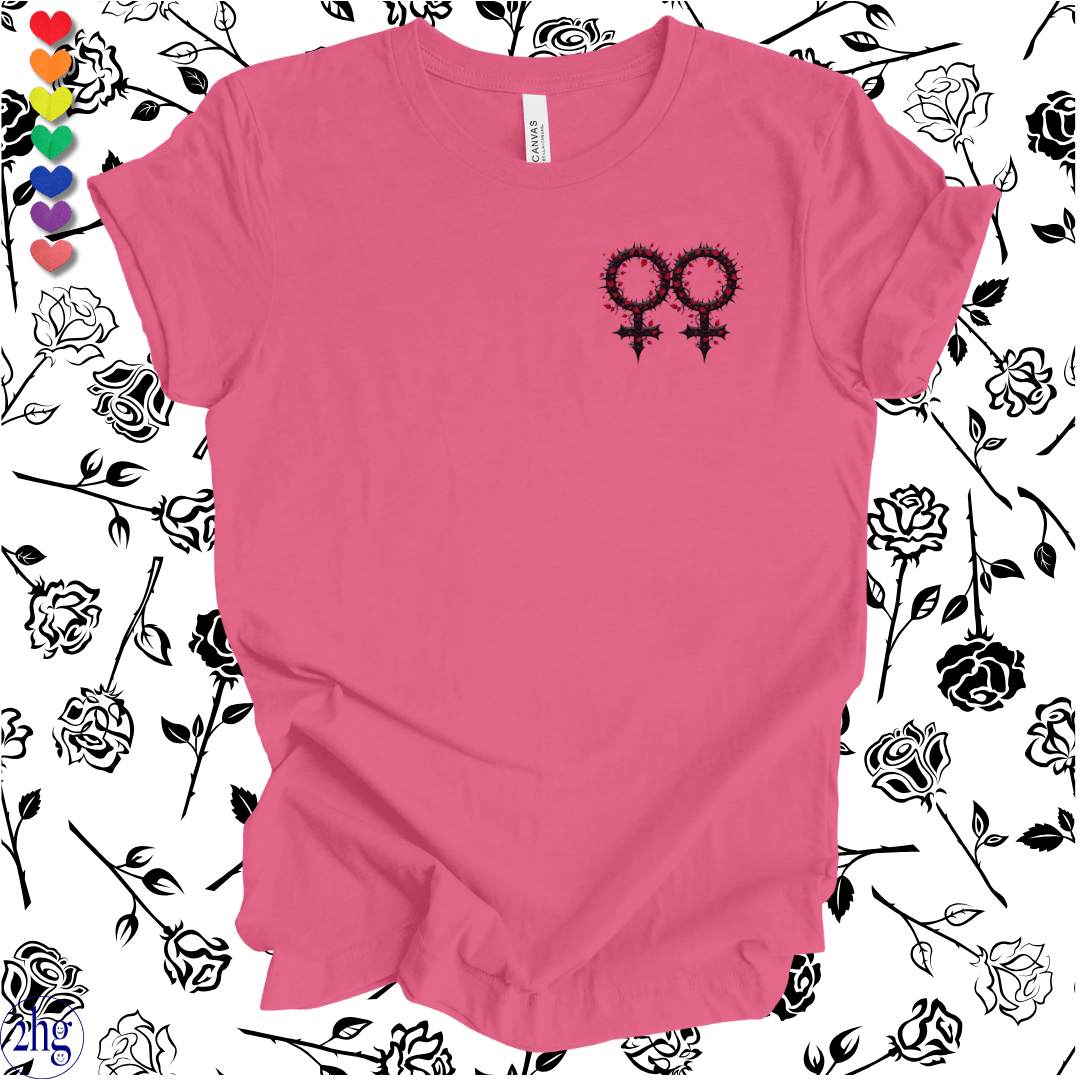 Printify T-Shirt Charity Pink / S Goth Female Symbol #2