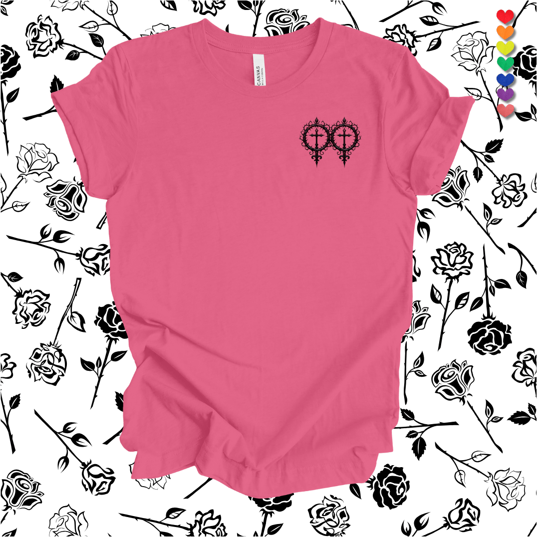 Printify T-Shirt Charity Pink / S Goth Female Symbol