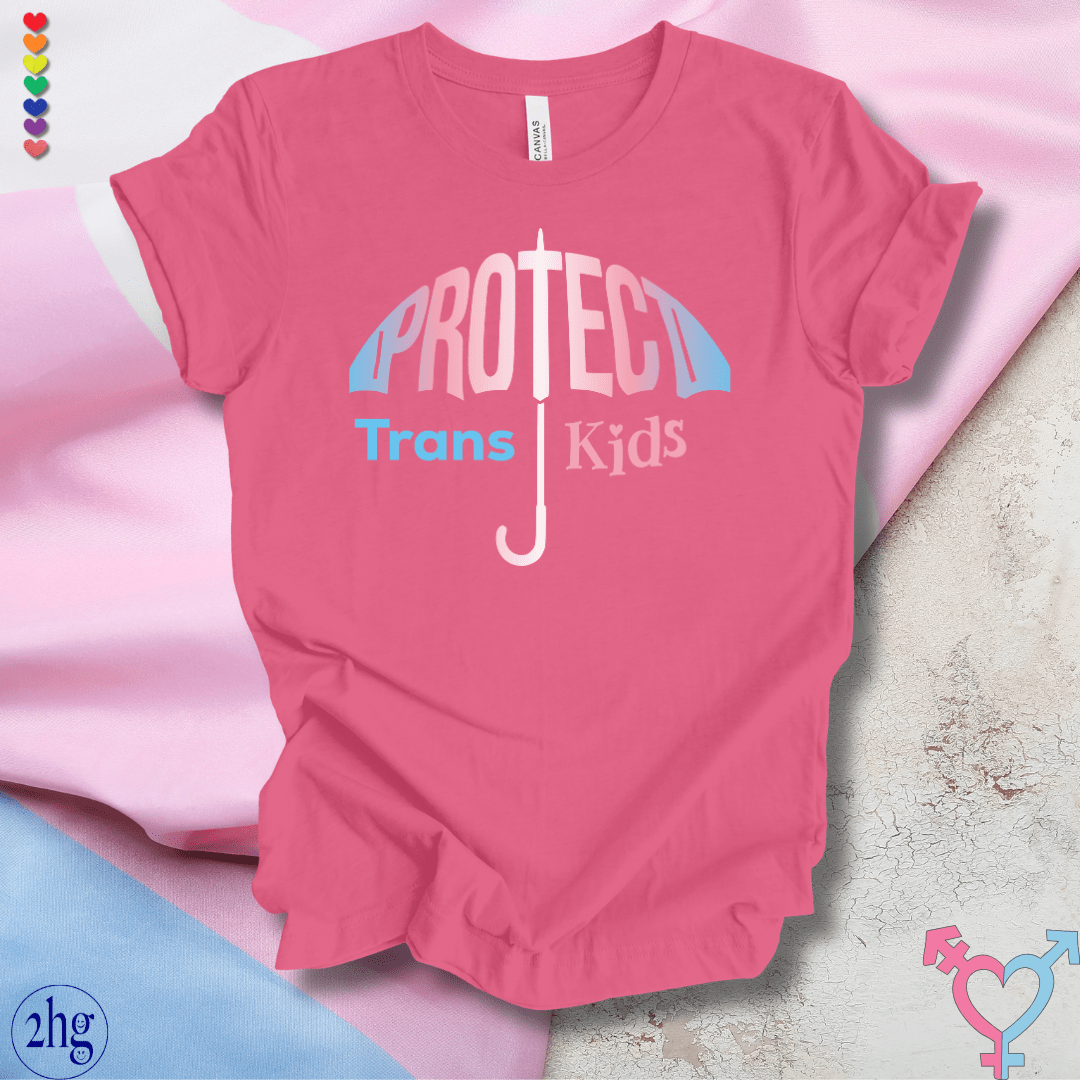 Printify T-Shirt Charity Pink / S Protect Trans Kids 2