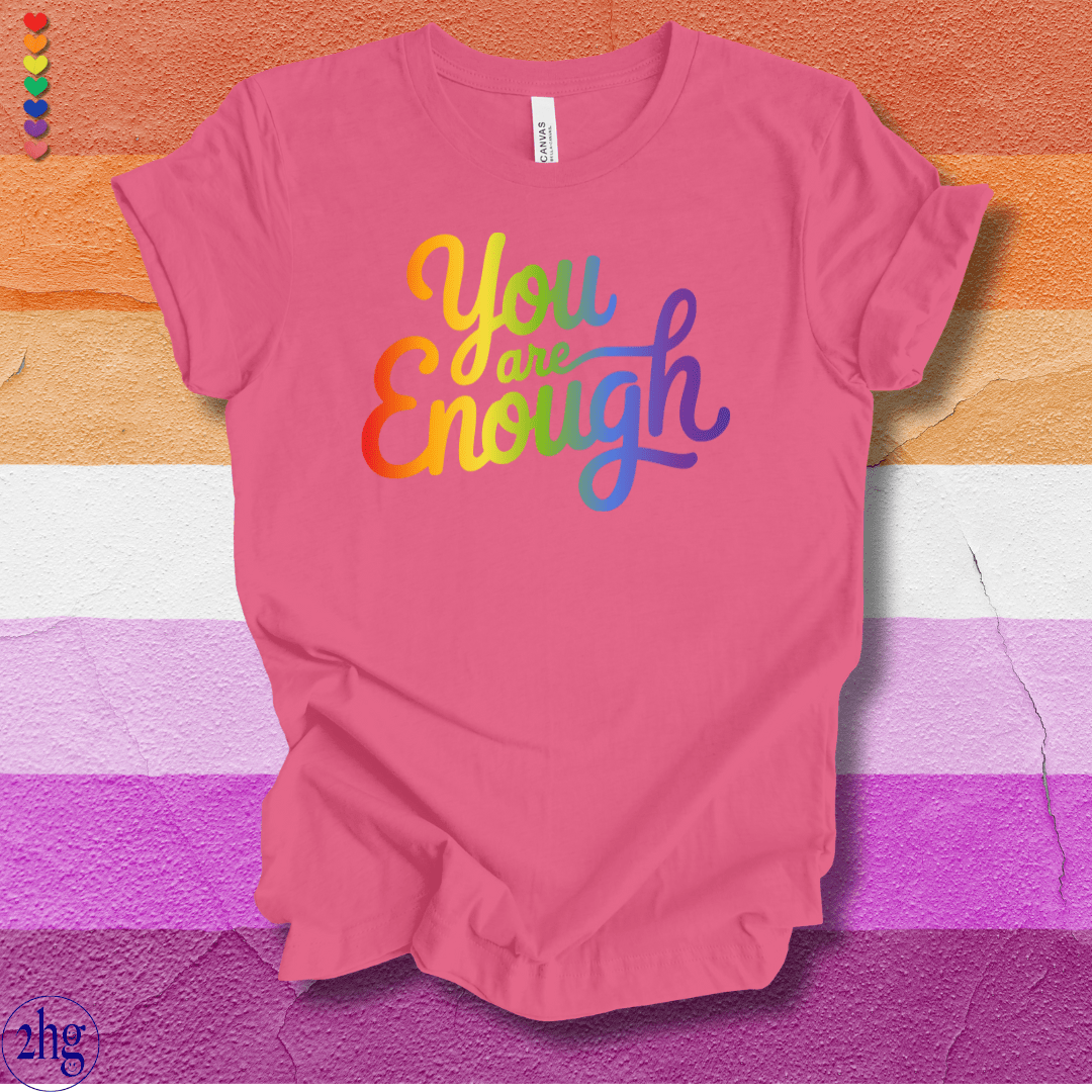 Printify T-Shirt Charity Pink / S You are enough