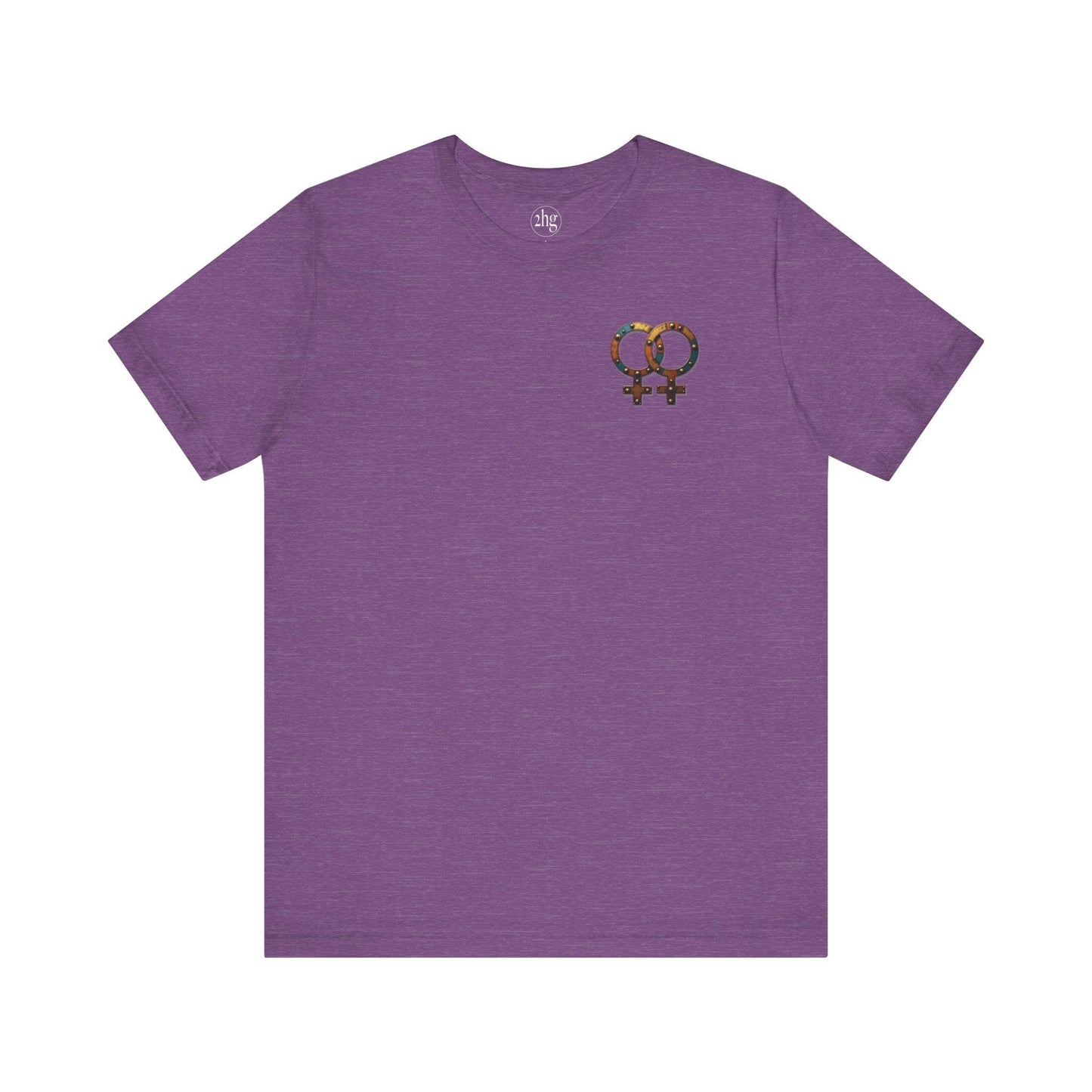 Printify T-Shirt Heather Team Purple / S Steampunk Female Symbols