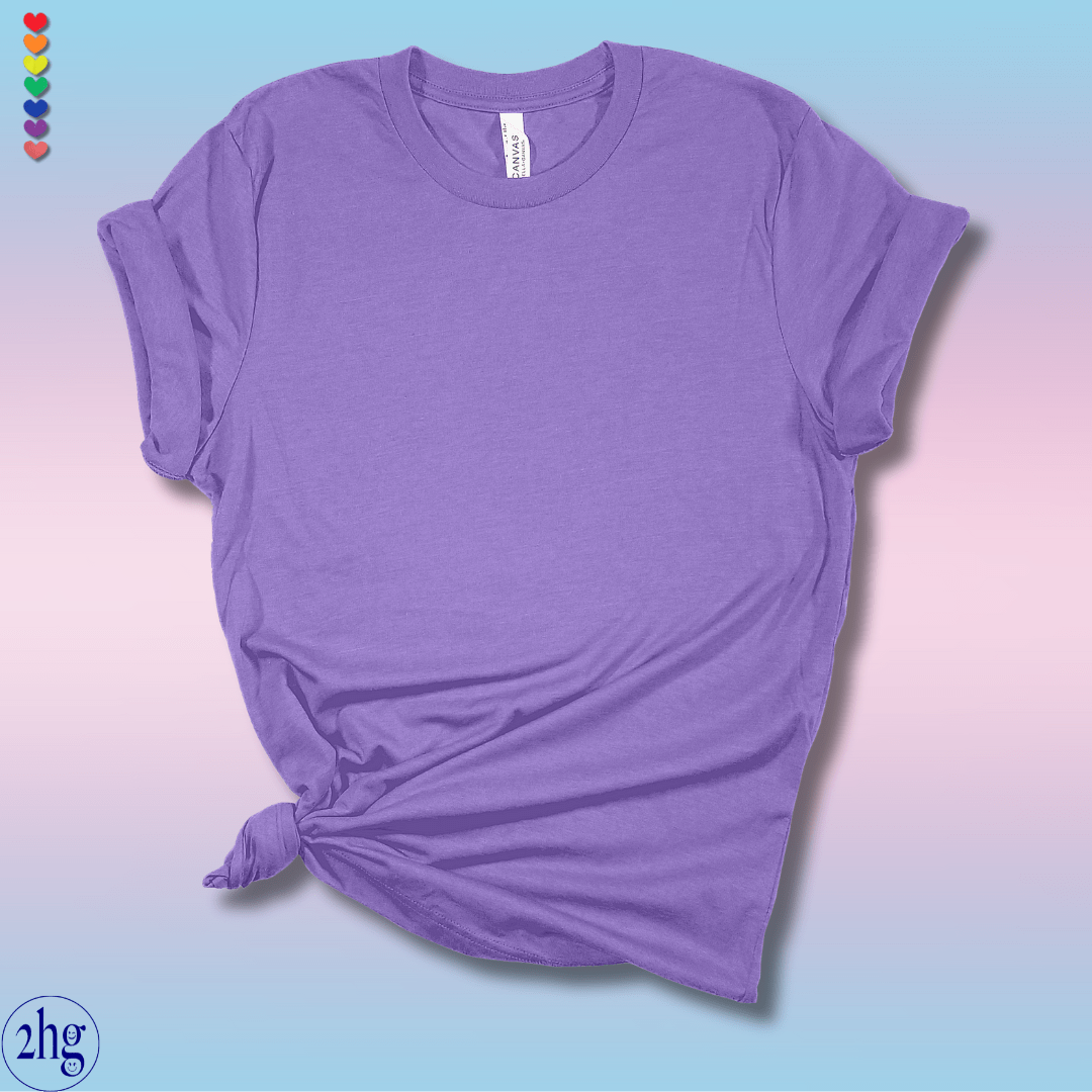 Printify T-Shirt Heather Team Purple / S Transgender Pride