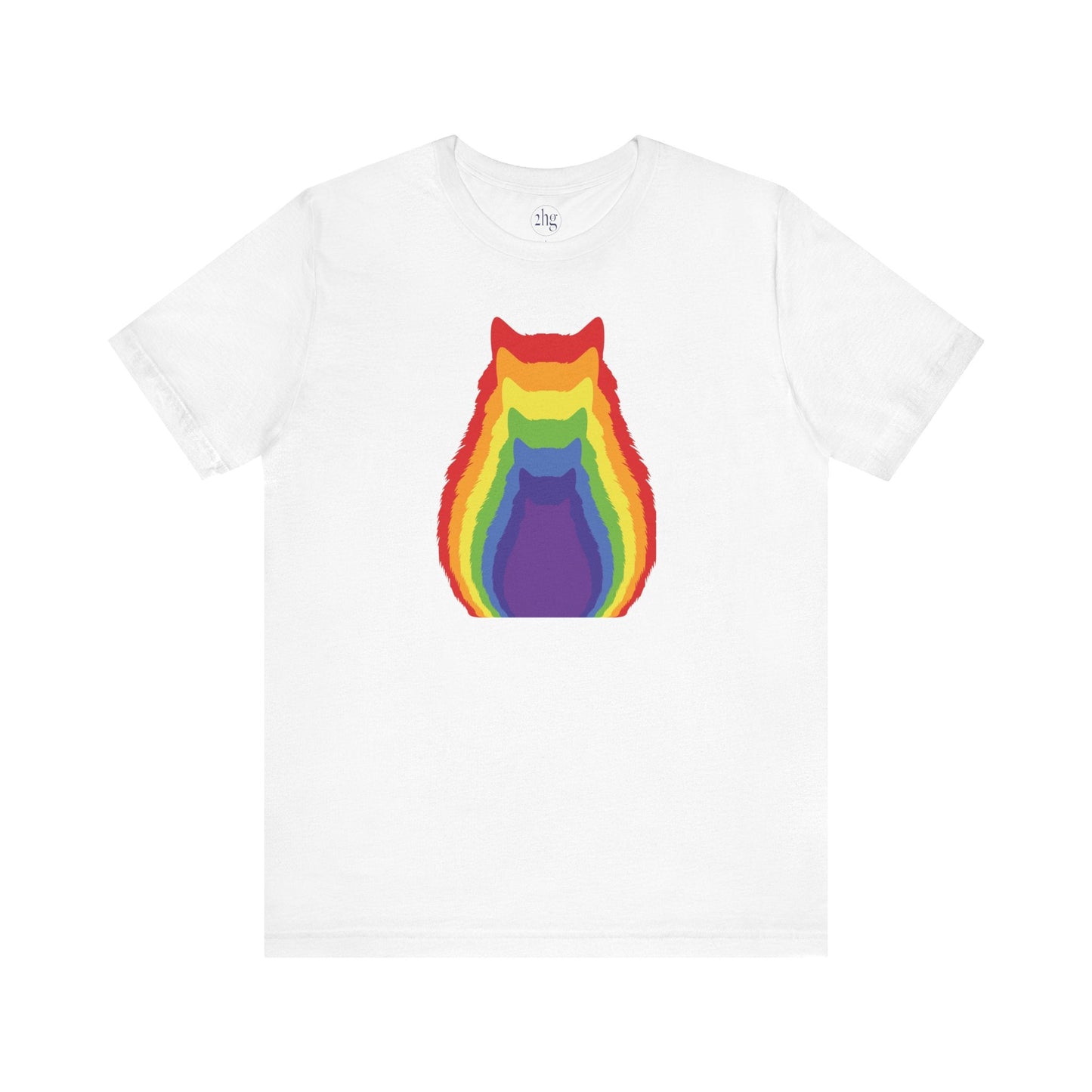 Printify T-Shirt Rainbow Cats