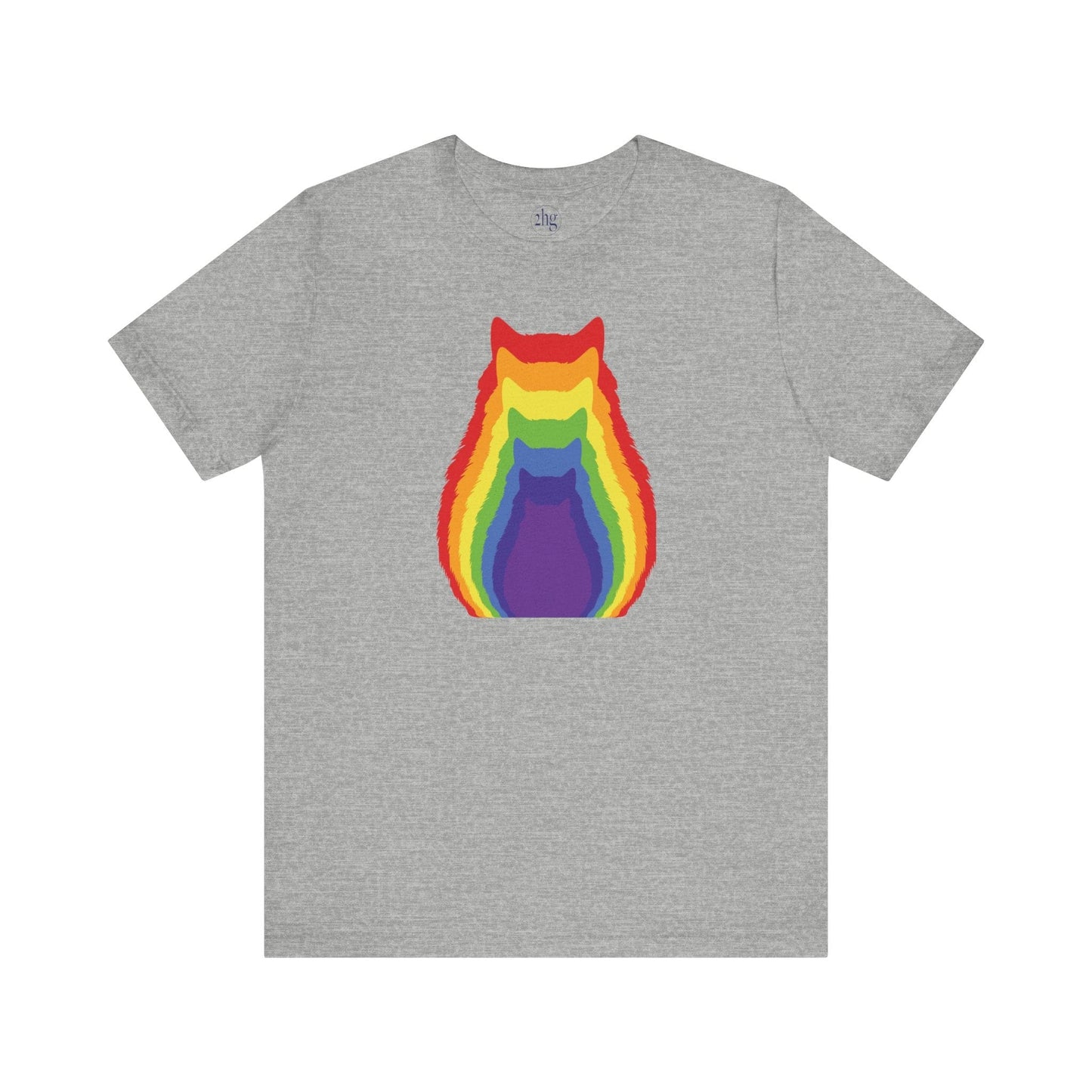 Printify T-Shirt Rainbow Cats