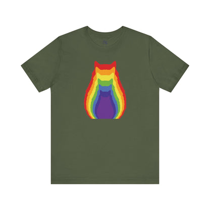 Printify T-Shirt Rainbow Cats