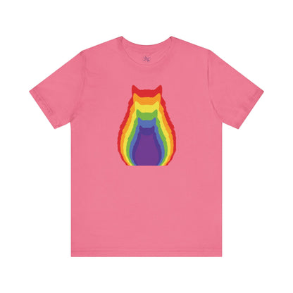 Printify T-Shirt Rainbow Cats