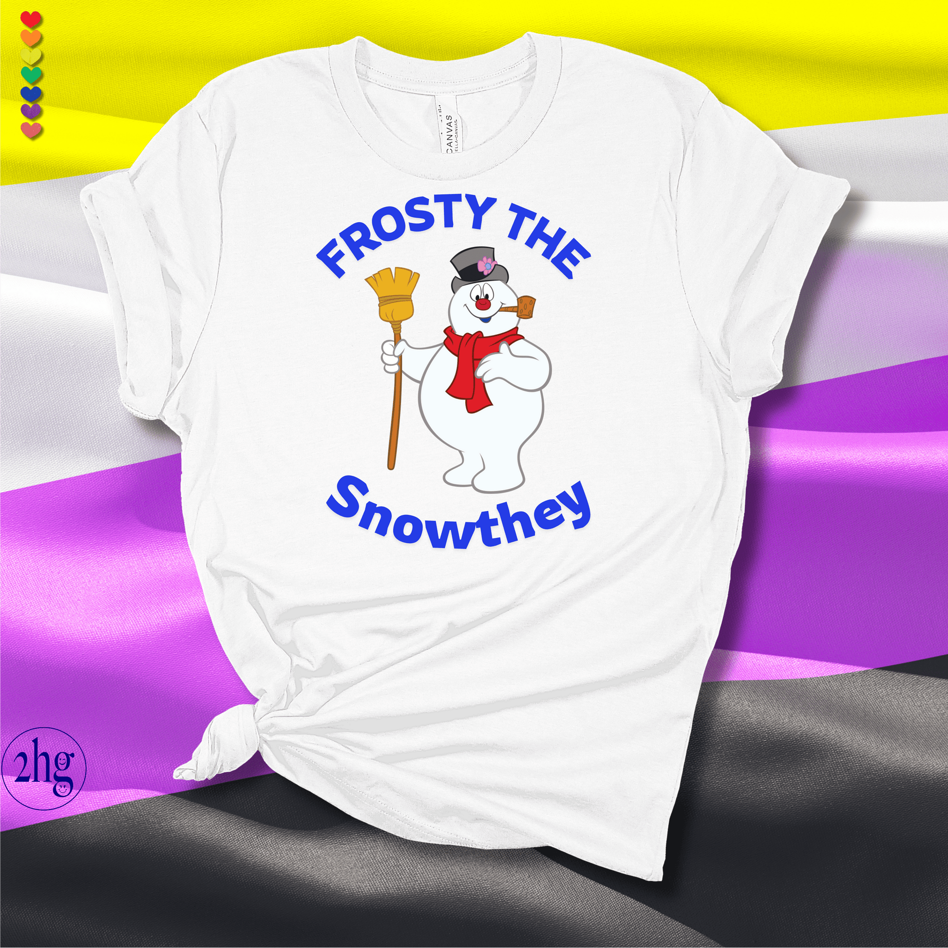 Printify T-Shirt White / S Frosty the Snowthey