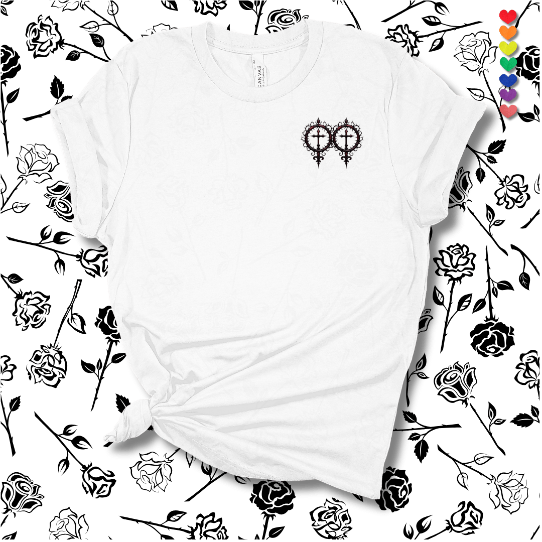 Printify T-Shirt White / S Goth Female Symbol