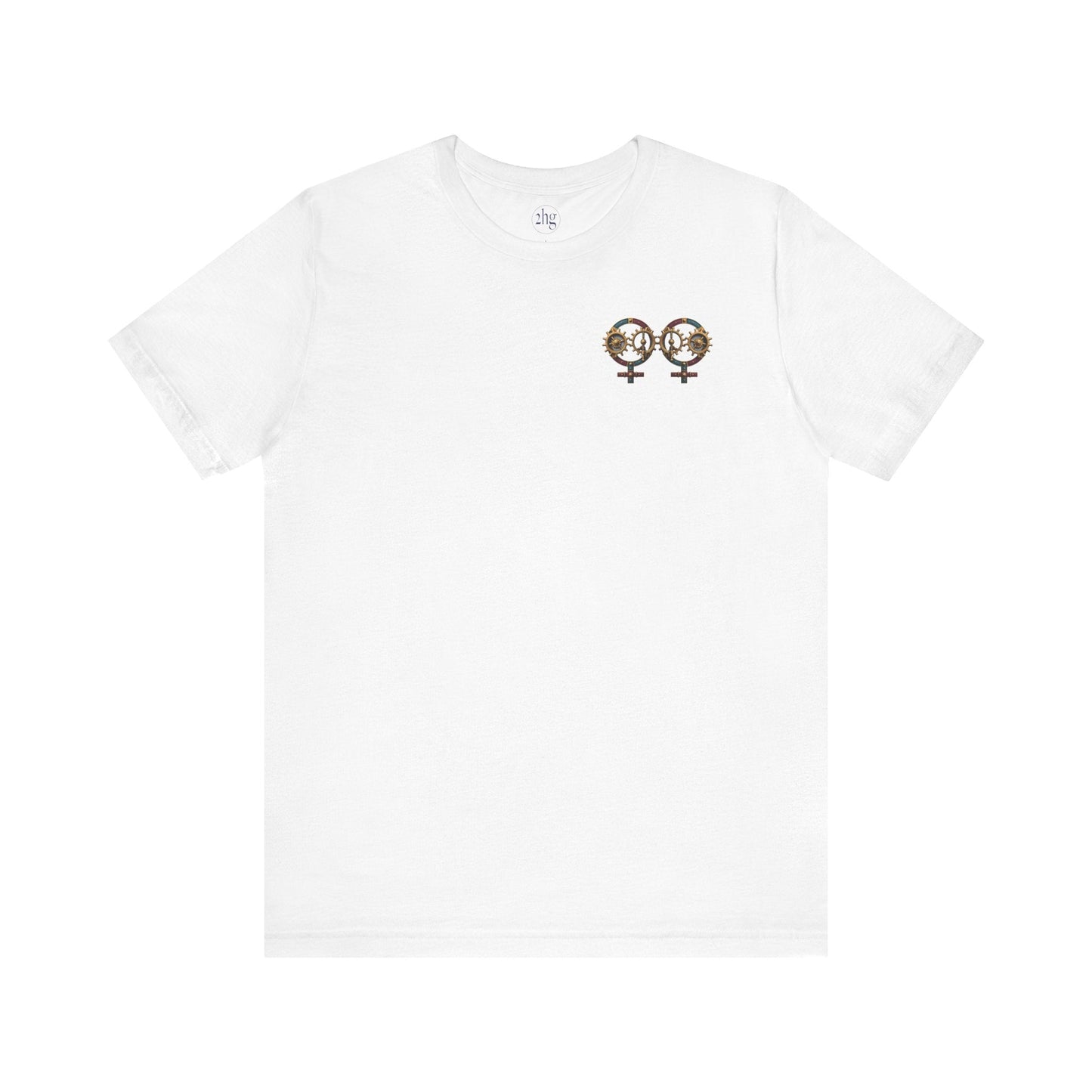 Printify T-Shirt White / S Steampunk #3 Female Symbols