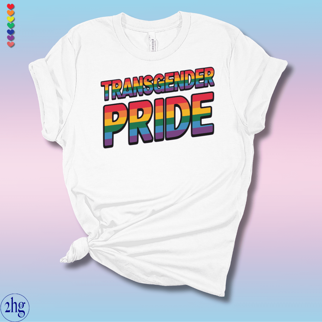 Printify T-Shirt White / S Transgender Pride