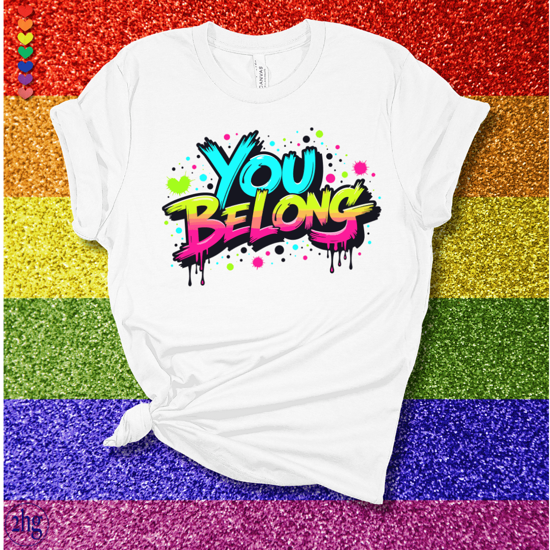 Printify T-Shirt White / S You Belong  2